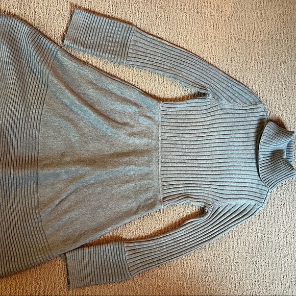 Nordstrom Eliza J Gray Turtleneck Sweater Dress - Picture 5 of 8